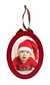 Baby prints Holiday Photo Ornament With Clean-Touch Ink Pad 