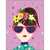 Birthday Greeting Card - Sunglasses Girl