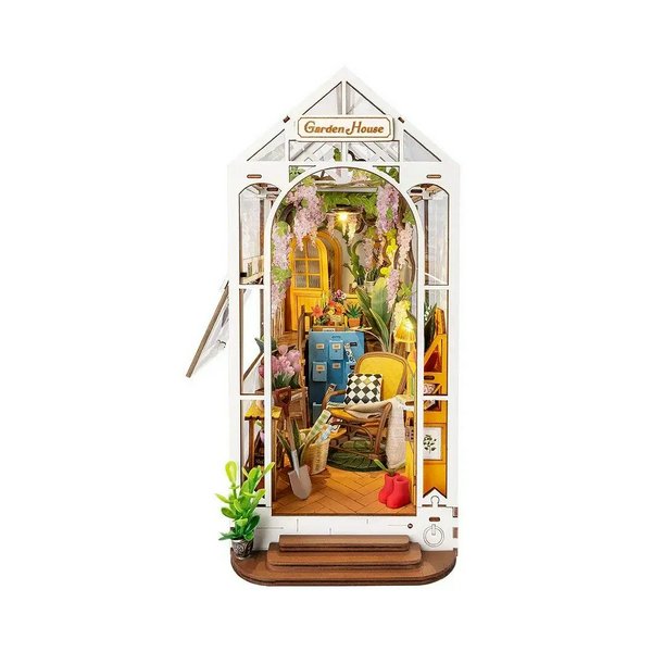 Rolife Holiday Garden House DIY Book Nook Kit